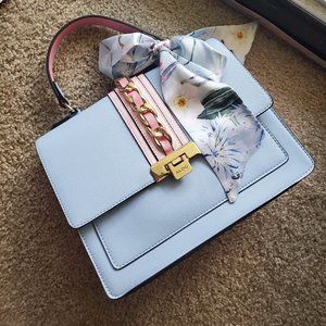 Aldo Pastel Blue and Pink Purse